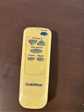 Vintage GoldStar Air Conditioner Remote Control Replacement AC Remote - untested